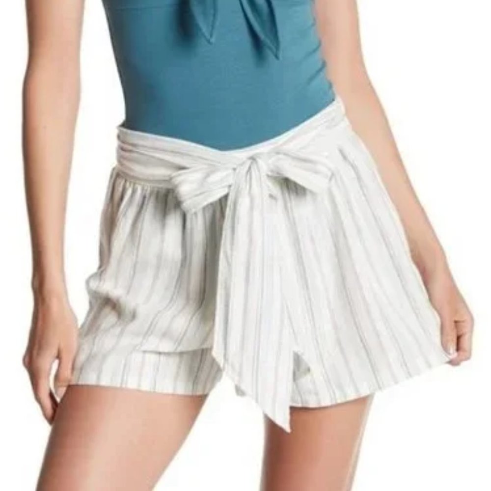Abound Stripe Linen Blend Shorts